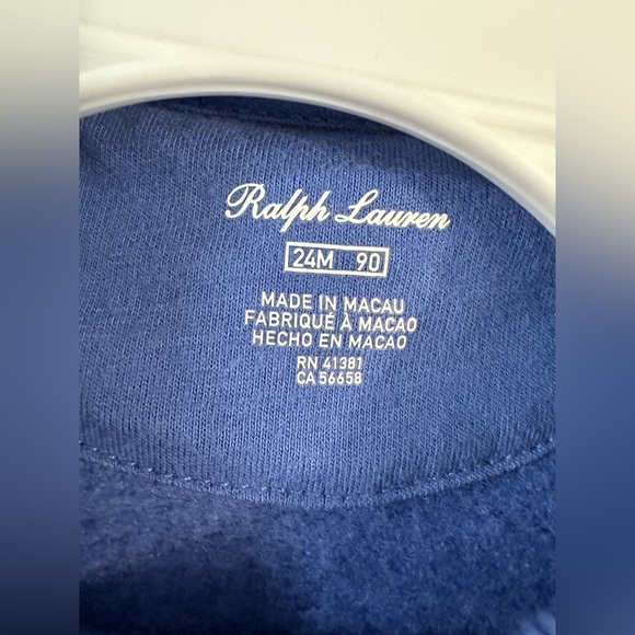 NWT Polo Ralph Lauren Baby Girls Polo Bear Fleece Dress and Bloomer Set 24M - Picture 4 of 8